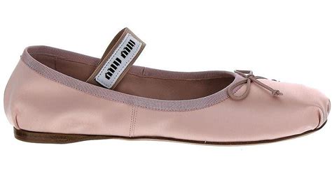 miu miu pink ballerina|Miu Miu Ballerinas für [Gender] .